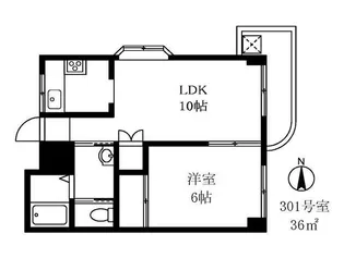 STハイツ【3階】の間取り