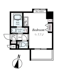 ラフォーレ西公園【2階】の間取り