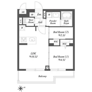 ブランシエスタ用賀【4階】の外観