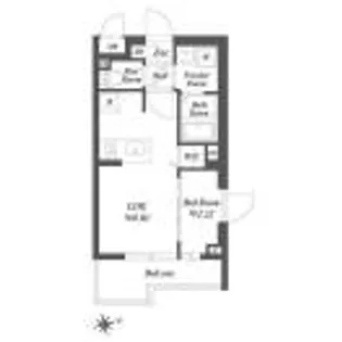 ブランシエスタ用賀【4階】の間取り