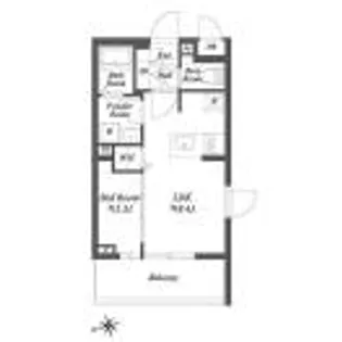 ブランシエスタ用賀【2階】の間取り