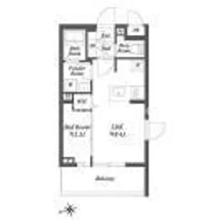 ブランシエスタ用賀【2階】の間取り