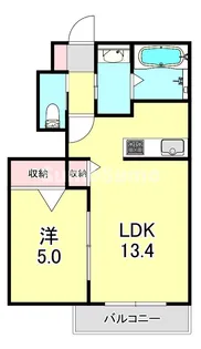 ルクセンブルク舞子公園【2階】の間取り