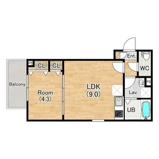 (仮称)ジーメゾン神戸セレーナ【1階】の間取り