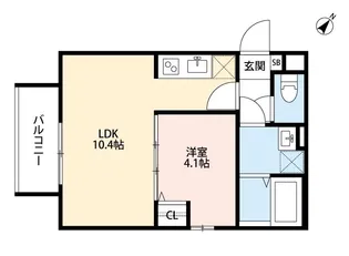 兵庫県神戸市長田区久保町8丁目【アパート】の間取り