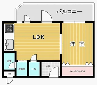 兵庫県神戸市中央区花隈町【マンション】の間取り