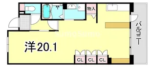 URサンラフレ鳴尾北 12号棟【1階】の間取り