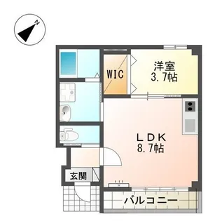 ハッピー・シュリット【1階】の間取り