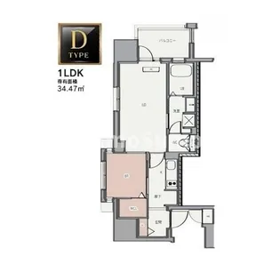 福岡県福岡市博多区千代2丁目【マンション】の間取り