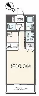 フェルテ高波【3階】の間取り