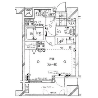 シーダム目黒【7階】の間取り