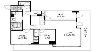兵庫県神戸市中央区相生町1丁目【マンション】の間取り