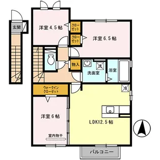 サニーハイツの間取り