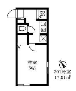 アーヴィカーネ自由が丘【2階】の間取り