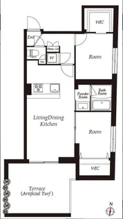 THE CLASS EXCLUSIVE RESIDENCE【1階】の間取り