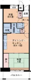 兵庫県尼崎市潮江1丁目【マンション】の間取り