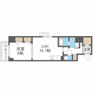 大阪府大阪市浪速区敷津東2丁目【マンション】の間取り