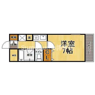 大楠ハウス【3階】の間取り