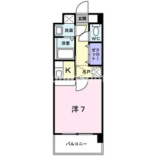 エバー グリーン【2階】の間取り