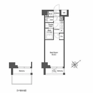 AIFLAT中目黒【2階】の間取り