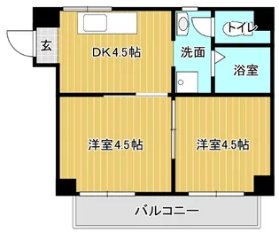 兵庫県神戸市長田区東尻池町2丁目【マンション】の間取り
