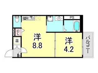 F ASECIA DUMALIS【1階】の間取り