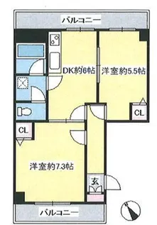 ハギノハウス【2階】の間取り