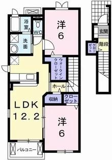 コージーコート朝霧Ⅰ番館の間取り
