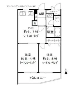 碑文谷メゾン【3階】の間取り