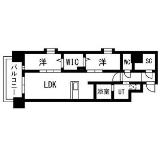 Draw上本町【4階】の間取り