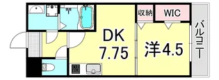 兵庫県尼崎市尾浜町3丁目【アパート】の間取り
