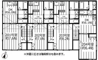 リーヴェルガーデン下北沢リリオ【2階】の間取り