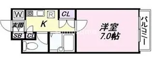 カンスイ参番館【2階】の間取り