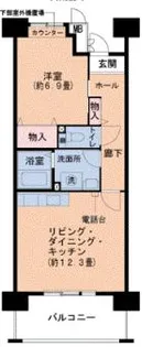HAT神戸・脇の浜 16号棟【4階】の間取り