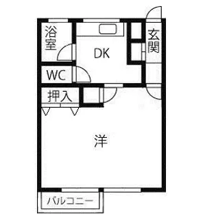 兵庫県神戸市中央区熊内町8丁目【マンション】の間取り