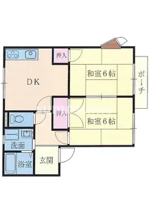 兵庫県尼崎市下坂部4丁目【アパート】の間取り
