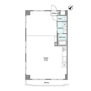 PATH中目黒DUE【6階】の間取り