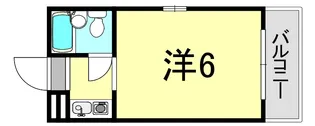 兵庫県神戸市東灘区御影中町6丁目【マンション】の間取り
