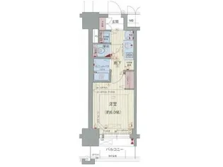 兵庫県神戸市中央区橘通1丁目【マンション】の間取り
