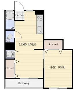 兵庫県神戸市灘区城内通2丁目【マンション】の間取り