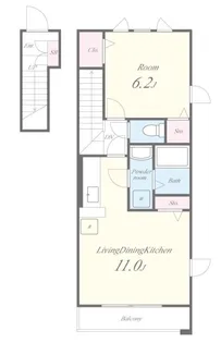 ケイズウエスト神戸の間取り