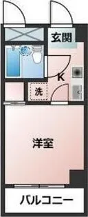 ルエ・メゾン・ロワール渡辺通り【2階】の間取り