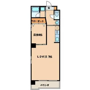 クレーネ平尾【7階】の間取り