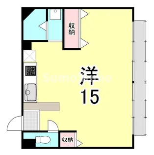 興信ビル【4階】の間取り