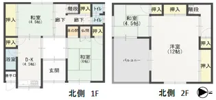 兵庫県明石市港町【一戸建】の間取り