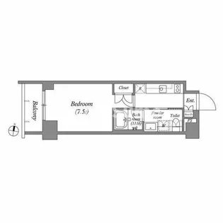 LaSante桜新町【2階】の間取り