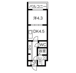 ルネサンスコート世田谷若林【2階】の間取り