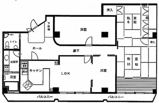 大阪府大阪市浪速区久保吉1丁目【マンション】の間取り
