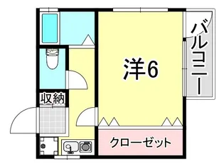 ハイツセブン【2階】の間取り