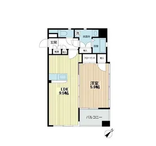 レジディア博多駅南【10階】の間取り